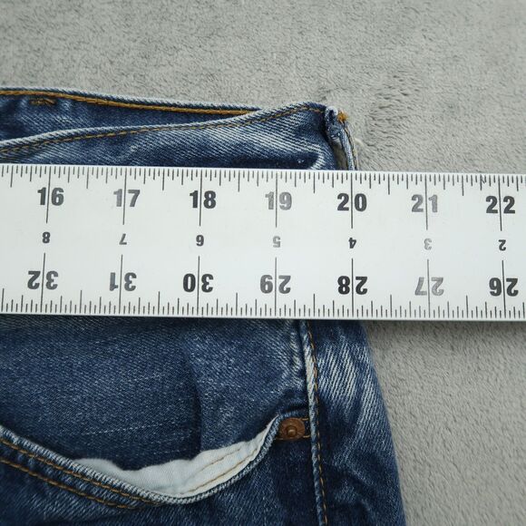 Levi's Jeans Mens Fits 39x29 (Size 40x30) Blue 505 Reg Straight Cotton Denim - Picture 5 of 15